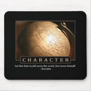 Mousepad Tapete do rato inspirado do caráter