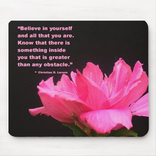 Mousepad Tapete do rato inspirador (Frente)