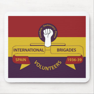 Mousepad Tapete do rato internacional das brigadas