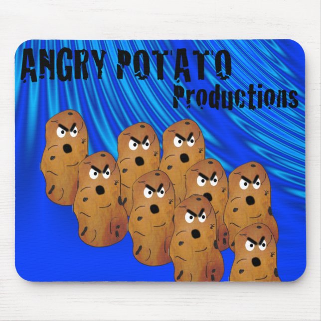 Mousepad Tapete do rato irritado 01 da batata (Frente)