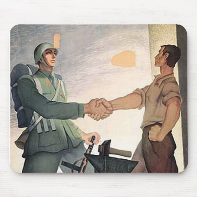 Mousepad Tapete do rato italiano 1 de WWII (Frente)