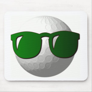 Mousepad Tapete do rato legal do design da bola de golfe