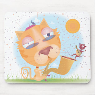 Mousepad Tapete do rato legal do gatinho