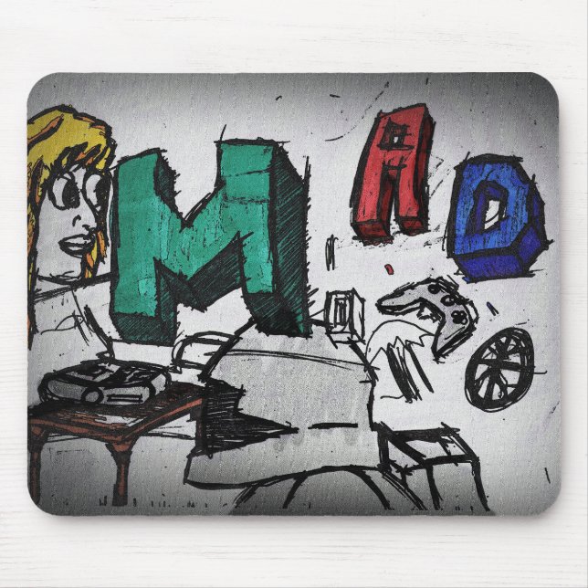 Mousepad Tapete do rato LOUCO (Frente)