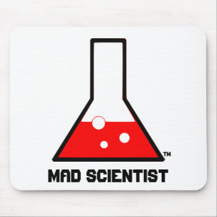 Mousepad Tapete do rato louco do cientista
