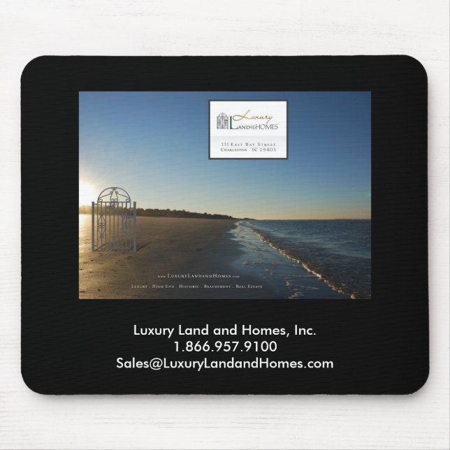 Mousepad TAPETE DO RATO luxuoso da terra e das casas (Frente)