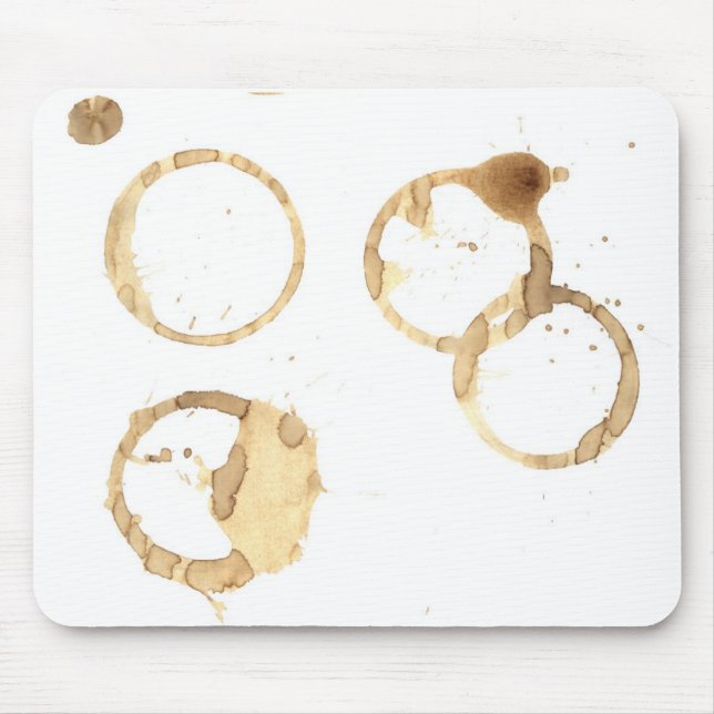 Mousepad Tapete do rato manchado café (Frente)