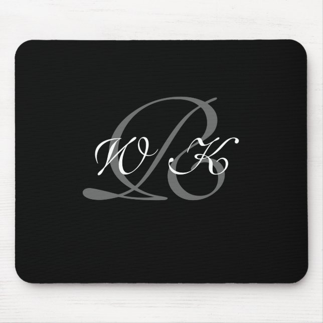 Mousepad Tapete do rato Monogrammed (Frente)