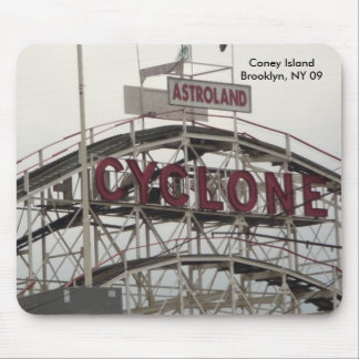 Mousepad Tapete do rato, montanha russa do ciclone