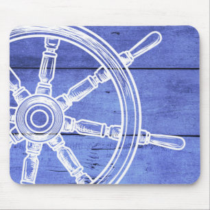 Mousepad Tapete do rato náutico da roda