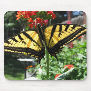 Mousepad Tapete do rato oriental da borboleta de