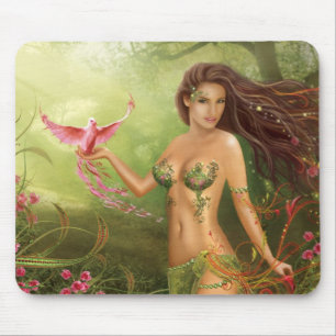 Mousepad Tapete do rato "pássaro do paraíso "