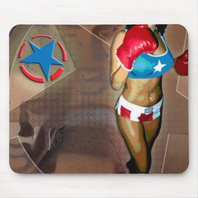 Mousepad Tapete do rato patriótico (Frente)