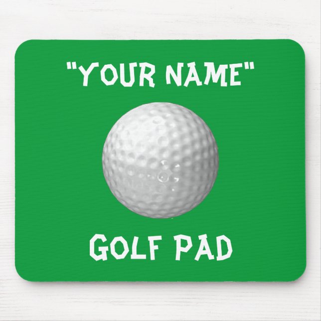 Mousepad Tapete do rato personalizado do golfe (Frente)