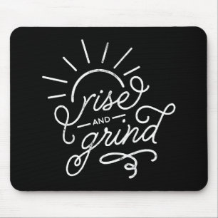 Mousepad Tapete do rato preto da elevação e da moagem