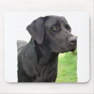 Mousepad Tapete do rato preto de labrador retriever