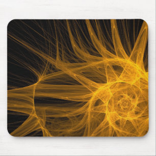 Mousepad Tapete do rato preto e amarelo legal