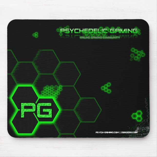 Mousepad Tapete do rato psicadélico do jogo (Frente)
