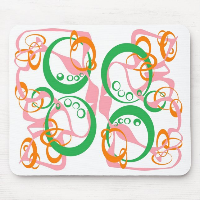 Mousepad Tapete do rato retro (Frente)