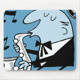 Mousepad Tapete do rato retro da trombeta de Oxygentees