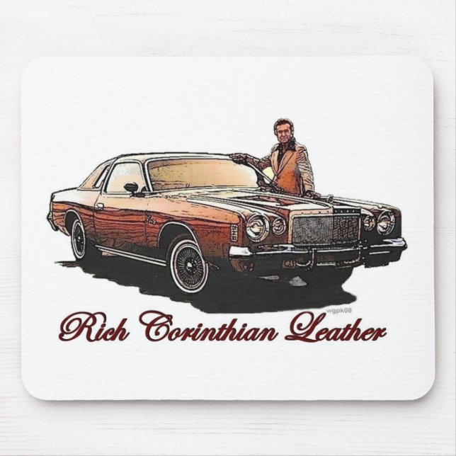 Mousepad Tapete do rato rico do couro do Corinthian (Frente)