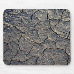 Mousepad Tapete do rato seco rachado da lama da terra