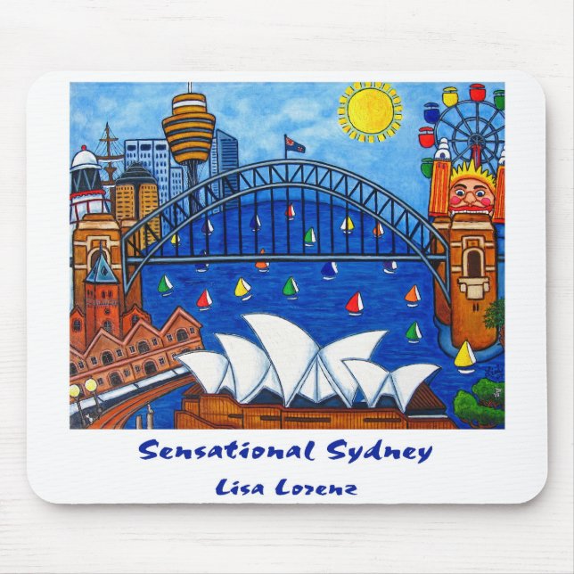 Mousepad Tapete do rato sensacional de Sydney (Frente)