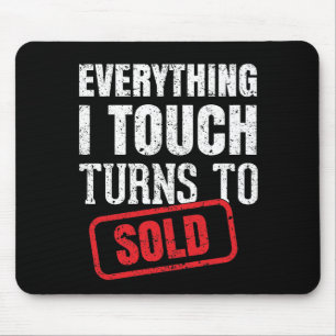 Mousepad Tapete do rato superior do corretor de imóveis