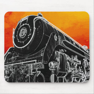 Mousepad TAPETE DO RATO - trem do por do sol