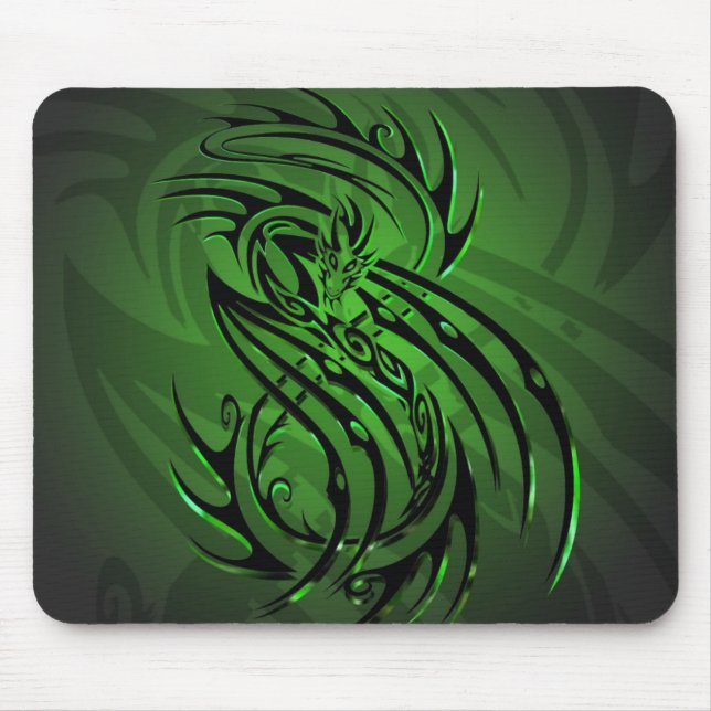 Mousepad tapete do rato tribal do dragão (Frente)