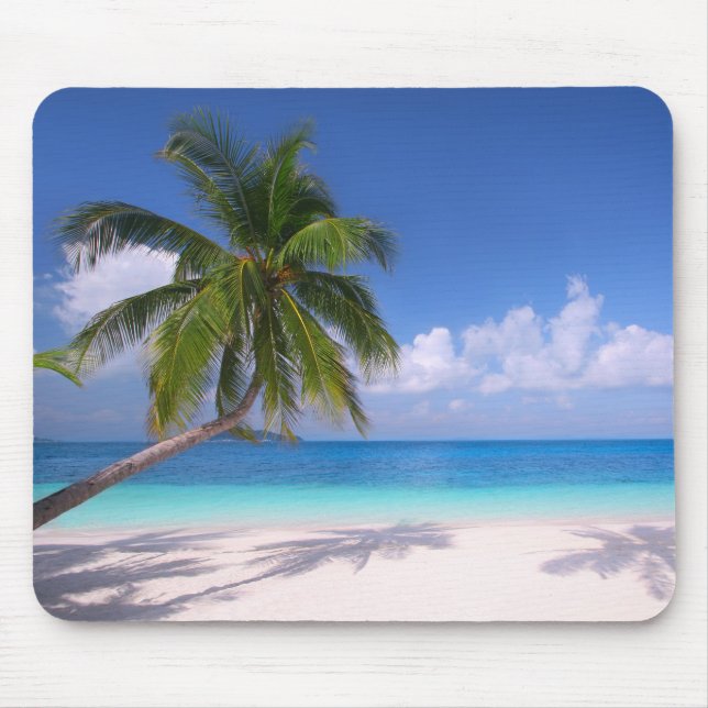 Mousepad Tapete do rato tropical da praia (Frente)