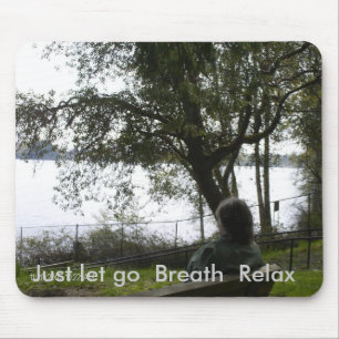 Mousepad Tapete do rato, "um lugar a ser" (relaxe)