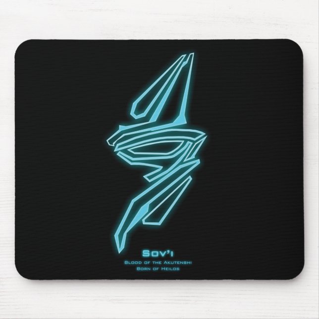 Mousepad Tapete do rato v2 do bloco de Sov'i (Frente)