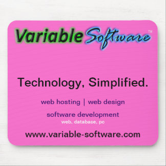 Mousepad Tapete do rato variável do software, cor-de-rosa