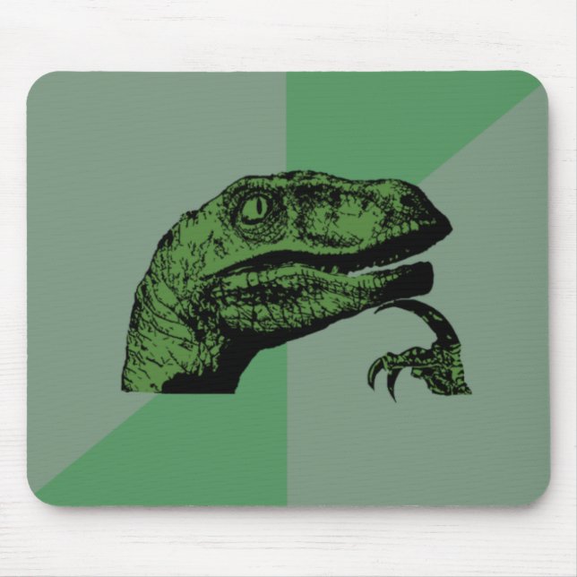 Mousepad Tapete do rato vazio de Philosoraptor (Frente)