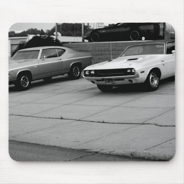 Mousepad Tapete do rato velho dos carros (Frente)