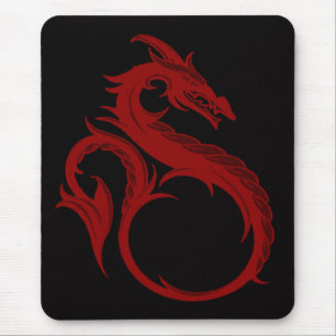 Mousepad Tapete do rato vermelho de Apalala do dragão