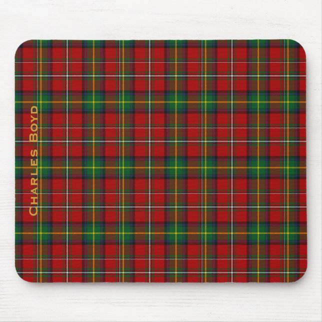 Mousepad Tapete do rato vermelho & verde considerável do (Frente)