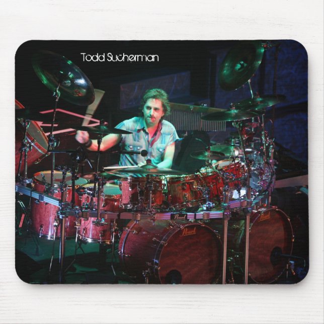 Mousepad Tapete do rato vivo do tiro de Todd Sucherman (Frente)