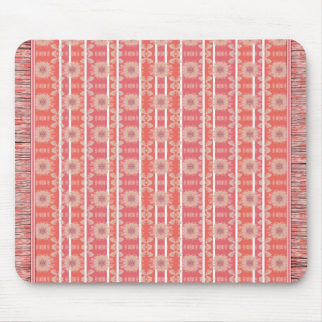 Mousepad Tapete estilo Flor de Coral mais doce (Frente)