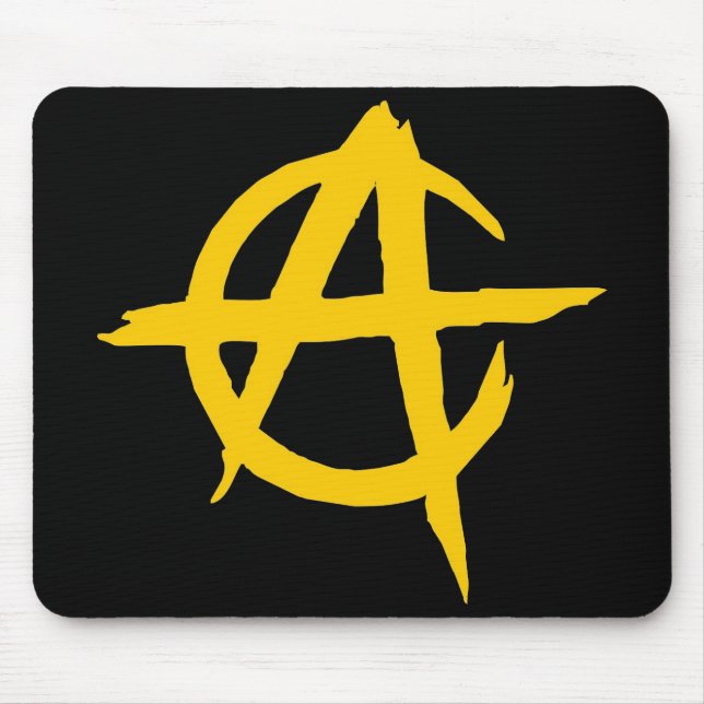 Mousepad Tapete para Ratón Logo Ancap Libertario - M1 (Frente)