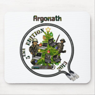 Mousepad Tapete rato LAN de Natal Argonath