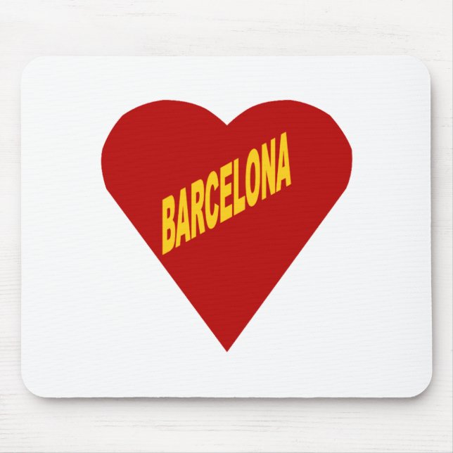 Mousepad Tapis de souris  AMOUR  BARCELONA (Frente)