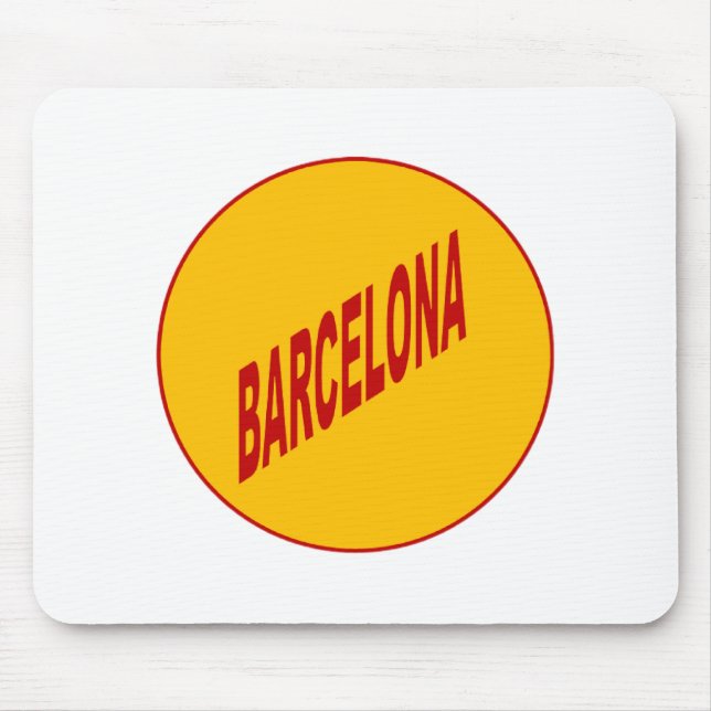 Mousepad Tapis de souris BARCELONA (Frente)
