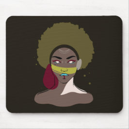 Mousepad Tapis de souris "Black Magic Girl"