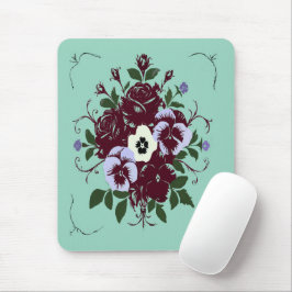 Mousepad Tapis de Souris Botanique – Bouquet de Violettes