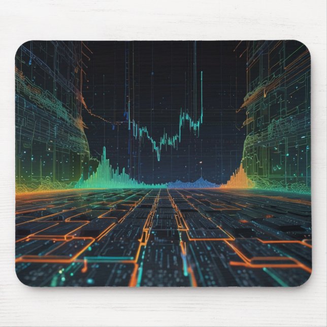 Mousepad Tapis de Souris CyberTrack (Frente)