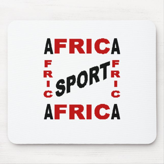 Mousepad Tapis de souris  DESIGN  AFRICA  SPORT (Frente)
