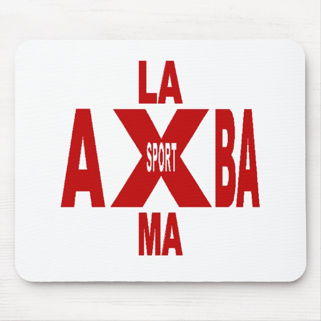 Mousepad Tapis de souris  DESIGN  ALABAMA SPORT (Frente)