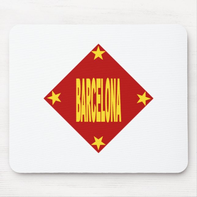 Mousepad Tapis de souris  DESIGN  BARCELONA (Frente)